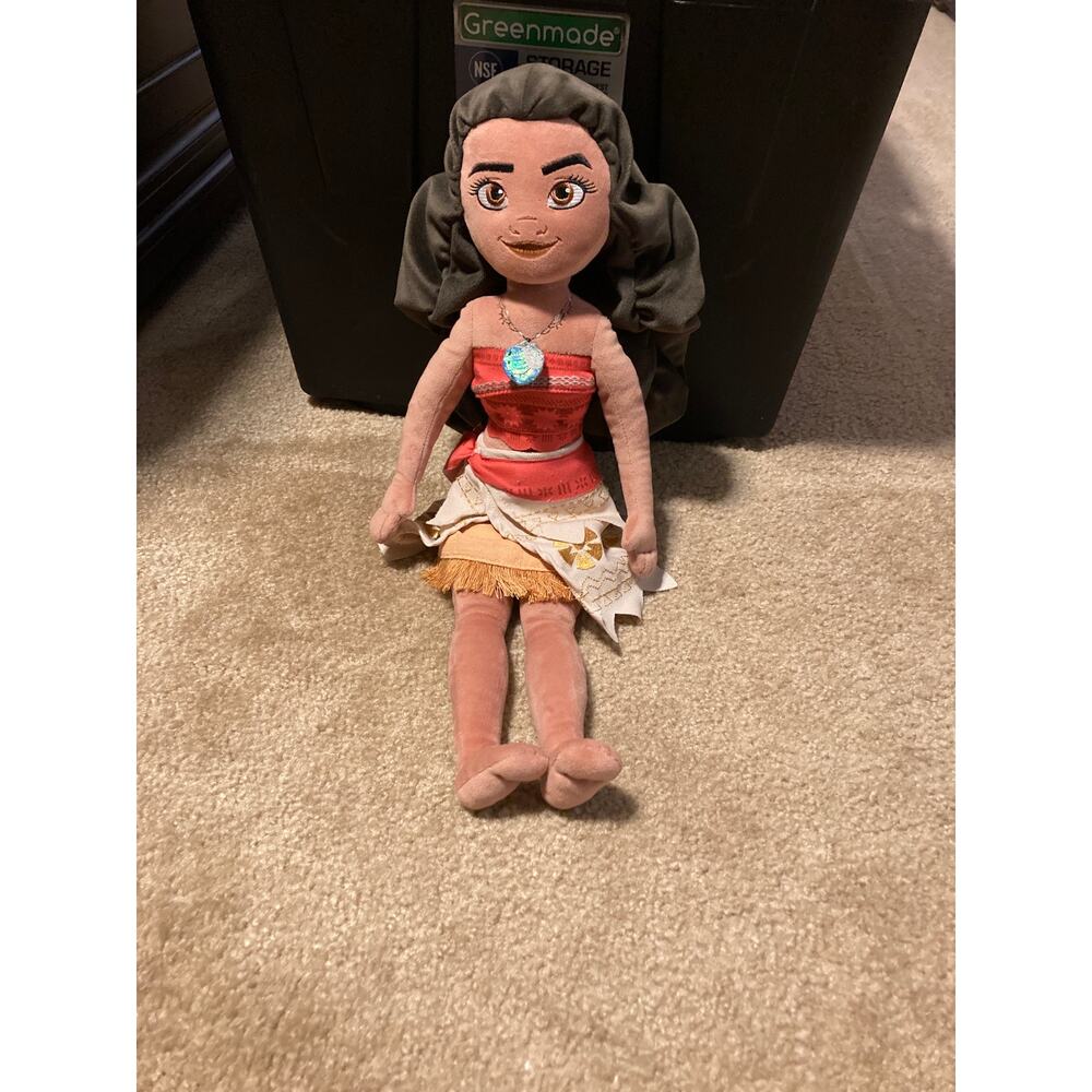 MOANA Plush Doll 20" Disney Store Authentic Original Stuffed Movie Toy